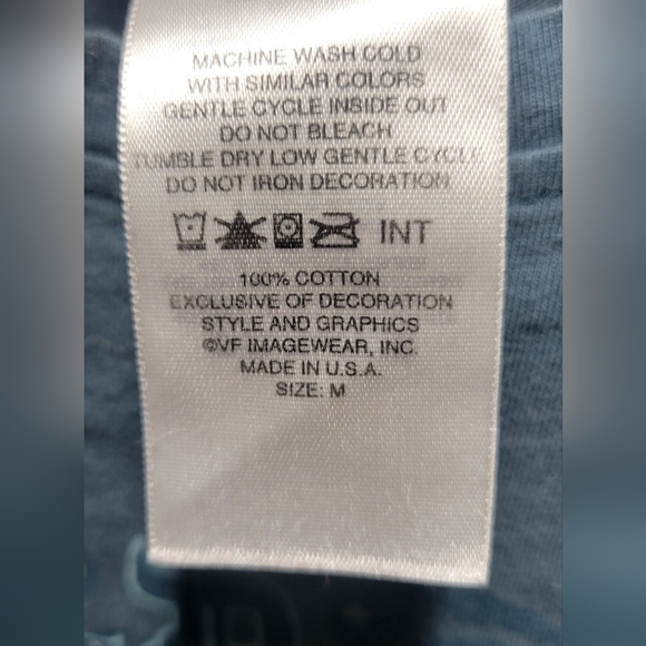 Harley-Davidson Gray and Blue Graphic Tee - Picture 4 of 8